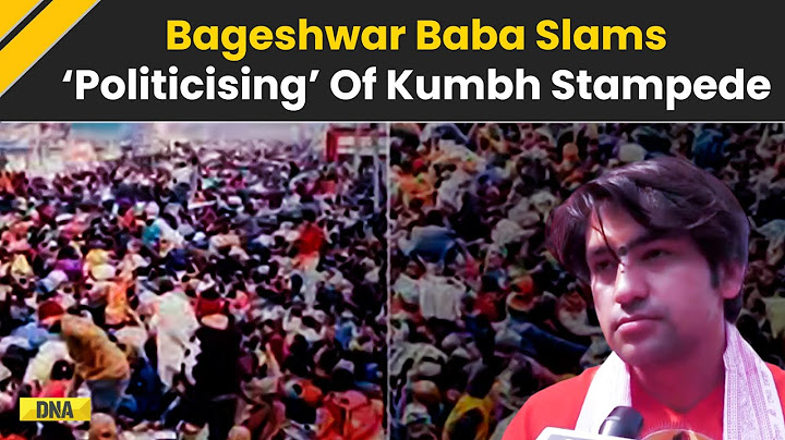 महाकुंभ 2025: बागेश्वर धाम प्रमुख धीरेंद्र शास्त्री ने महाकुंभ भगदड़ का राजनीतिकरण करने का आह्वान...