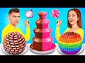 Chocolate Fountain Fondue Challenge | Cooking Ideas with Chocolate Cover by RATATA