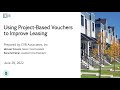 Using Project-Based Vouchers to Improve Leasing