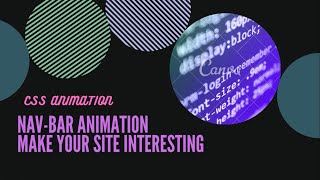 Css Animation | Navbar Animation | Two-way Black & White Slider Effect