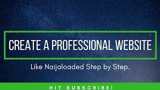 How to Create a Website like Naijaloaded.com-3-Database screenshot 4