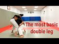 grappling double leg takedown