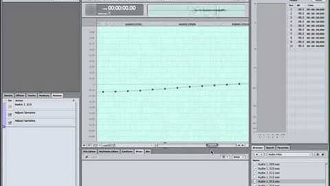Logic 8: Soundtrack Pro sample edit