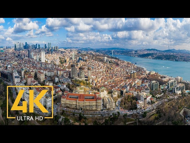 ISTANBUL in 4K - A Virtual Trip to the Heart of Turkey - 10-Bit Color Urban Relax Video class=