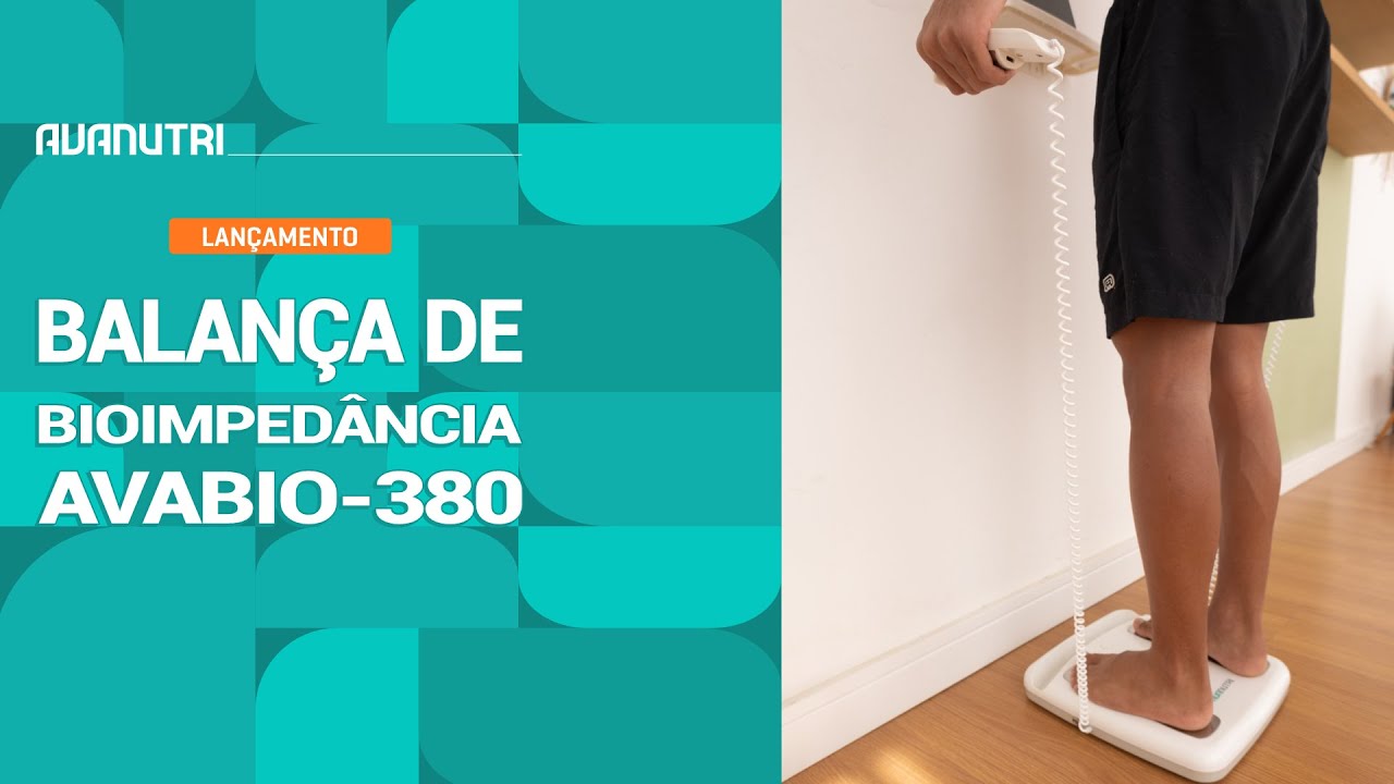 Balança Bioimpedância Multifrequêncial Bluetooth AVA-Bio 380