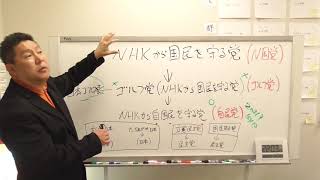 【ＮＨＫから国民を守る党】【Ｎ国党】は明日【ＮＨＫから自国民を守る党】【自民党】になります！