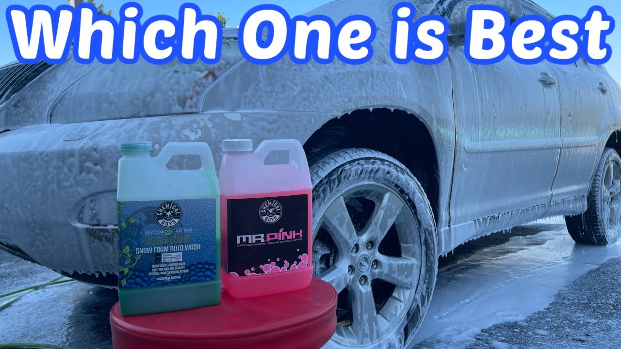 Best Chemical Guys Foaming Soap - Mr Pink vs Honeydew Snow Foam