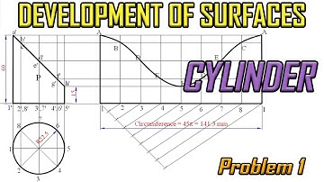 Development of Surface of Cylinder_Reloaded_Problem 1