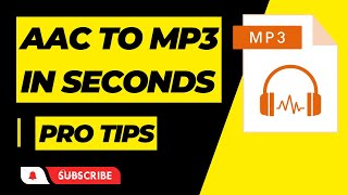 convert aac to mp3 in seconds 100% free Best way screenshot 4