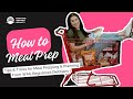 How to meal prep tips and tricks from registered dietitians