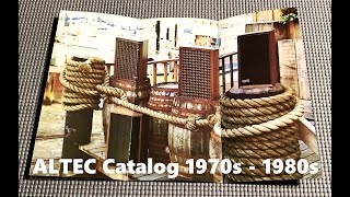 ALTEC Professional 🔊 Speaker Catalog 1970s 80s series | Voice of the Theatre made U.S. brochures JPN