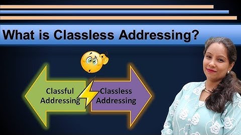 Classless addressing | CIDR vs Classful Addressing | Computer Networks