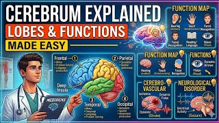 Cerebrum Explained | Lobes &amp; Functions Made Easy