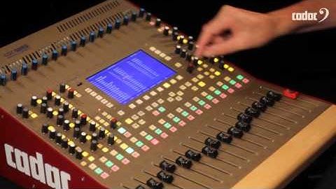 Cadac CDC four Digital Mixing Console: Naming