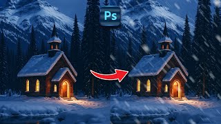 How to snow effect in adobe Photoshop screenshot 5