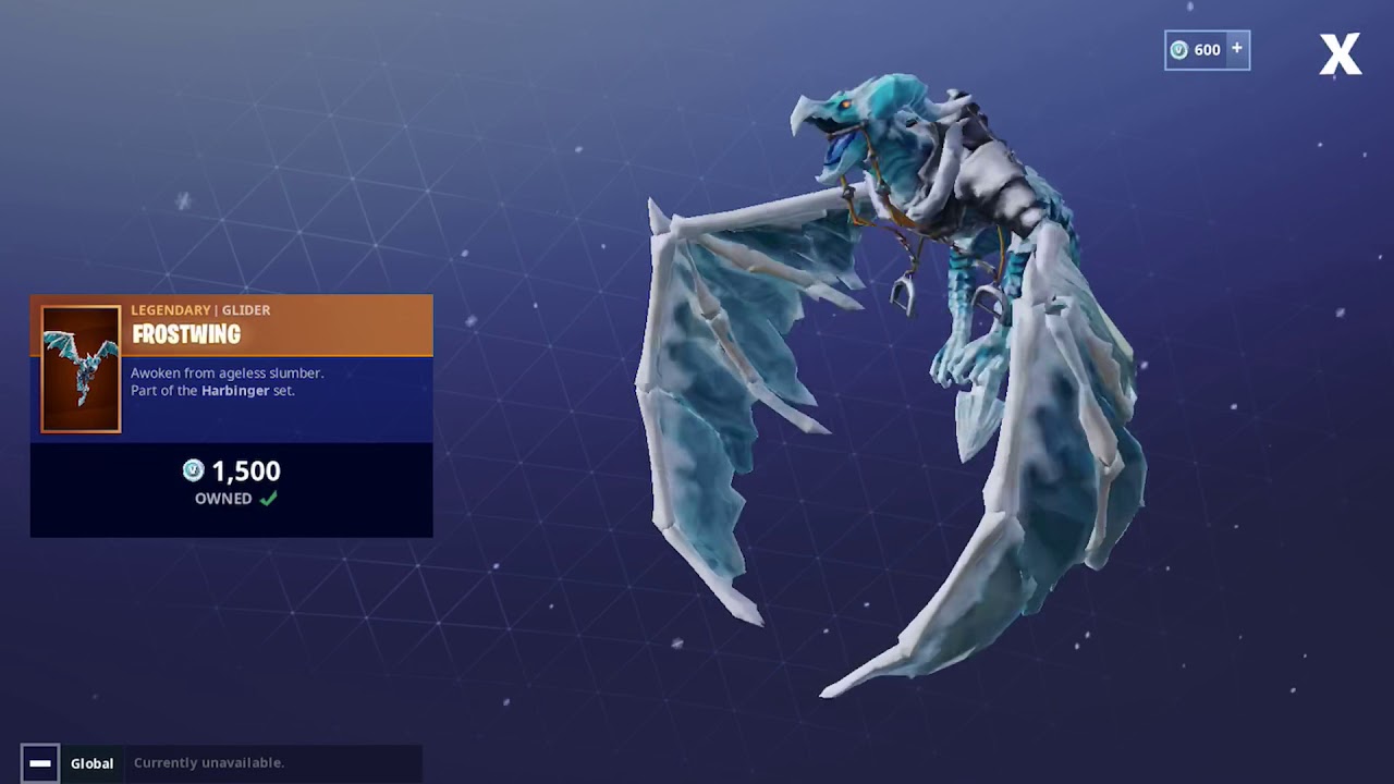 { Ice Dragon?!? } Fortnite Battle Royal— Freezwing Glider (Review