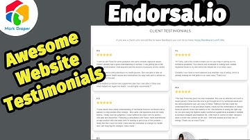 Endorsal Review - Easily add testimonials to a website