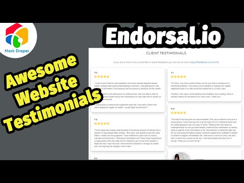 Endorsal Review - Easily add testimonials to a website