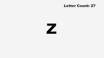 The Alphabet Has 27 Letters *PROOF*