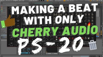 Making A Beat Using ONLY Cherry Audio PS-20 VST Synth