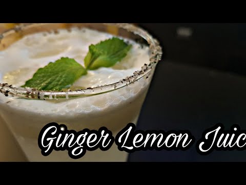 ginger-lemon-juice-||-refreshing-drink||lemonade-recipe-||