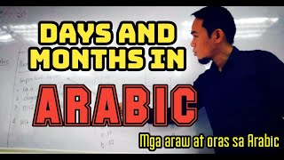 DAYS AND MONTHS IN ARABIC |Arabic Tutorial