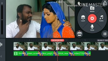 how to use green screen effect | chroma key on android devices | kinemaster tutorial Tamil