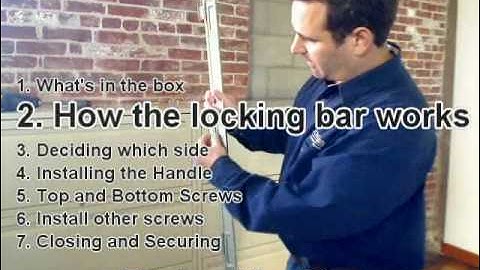 Installing File Locking Bar on filing cabinet