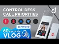 Call priorities  symphony control desk by commend