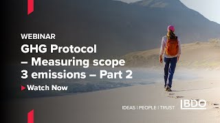 webinar | ghg protocol - measuring scope 3 emissions - part 2