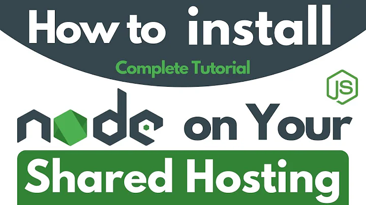 Hindi | How to Install Node JS in Your Godaddy Shared Hosting