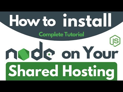 Hindi | How to Install Node JS in Your Godaddy Shared Hosting