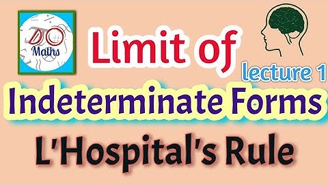 Limit of Indeterminate Forms(Part-1) BHU B.Ed/BSc/M.Sc Geophysics/Physics/Mathematics/MCA# Do Maths