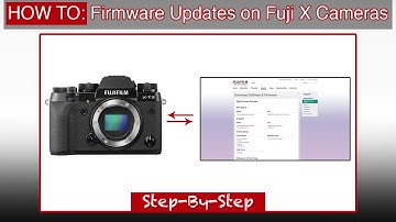 HOW TO Update Firmware On Fujifilm X-T2, X-T1, X-PRO2, etc