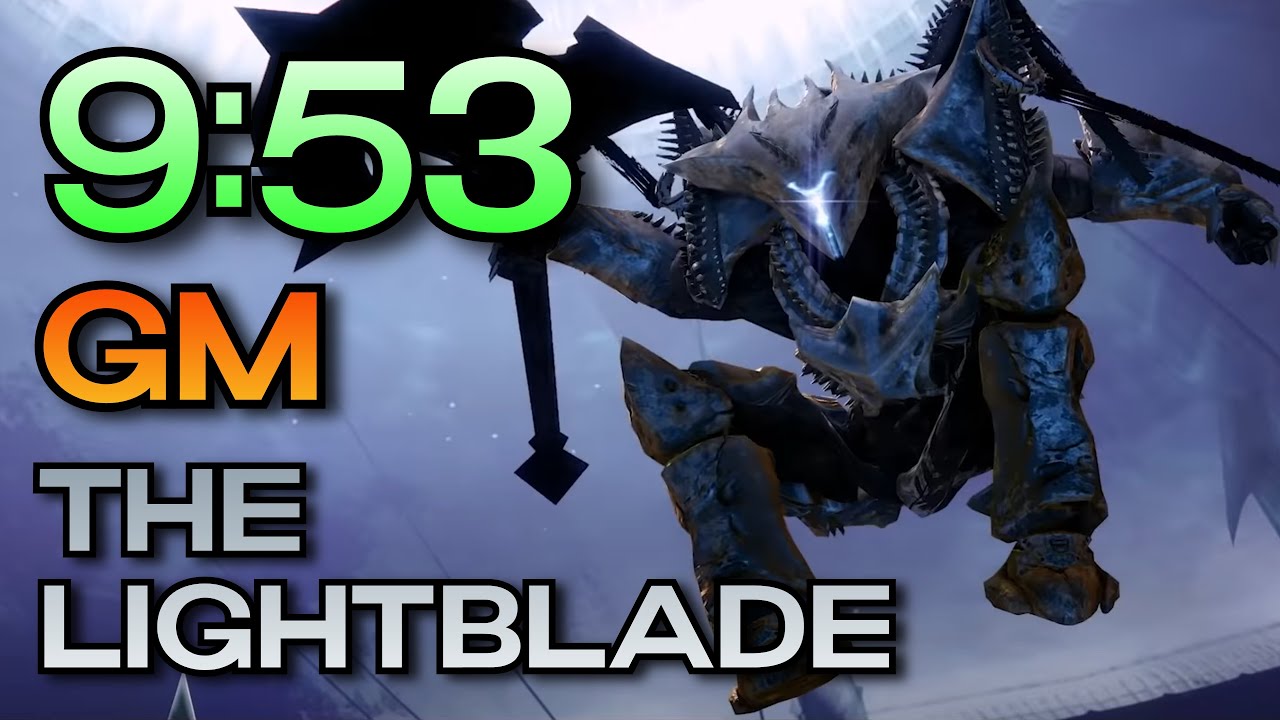 Grandmaster Lightblade in less than 10 minutes! (