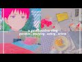 a productive vlog: genshin, studying and anime [ ft. xysy's clips ]