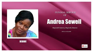 Andrea Sewell Funeral Service April 29, 2021