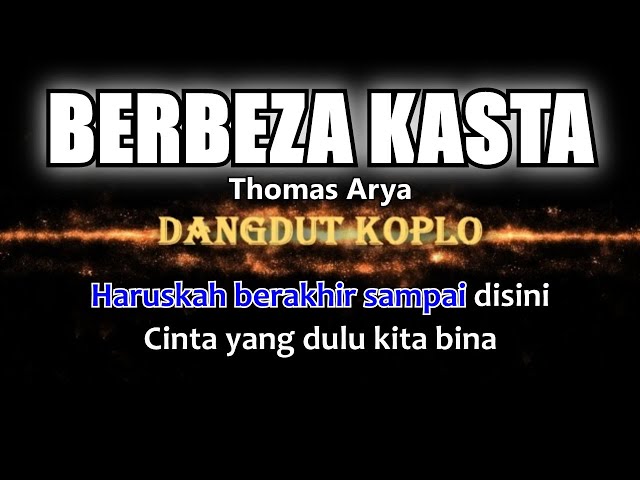 BERBEZA KASTA - Karaoke dangdut koplo (COVER) KORG Pa3X class=
