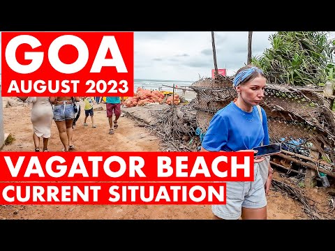 Goa | Vagator Beach - August - 2023 | North Goa | Shopping / Watersports / Shacks | Goa Vlog |