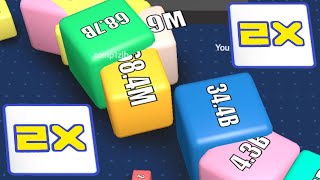 Cubes 2048 io - ax Level Gameplay Free game 34 000 000 000 
