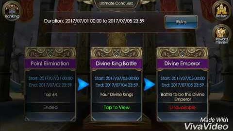 LEGACY OF DISCORD- Ultimate Cross Server War , Semi Final for Devine King.