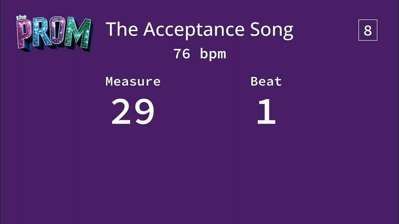 8. The Acceptance Song 8. The Acceptance Song