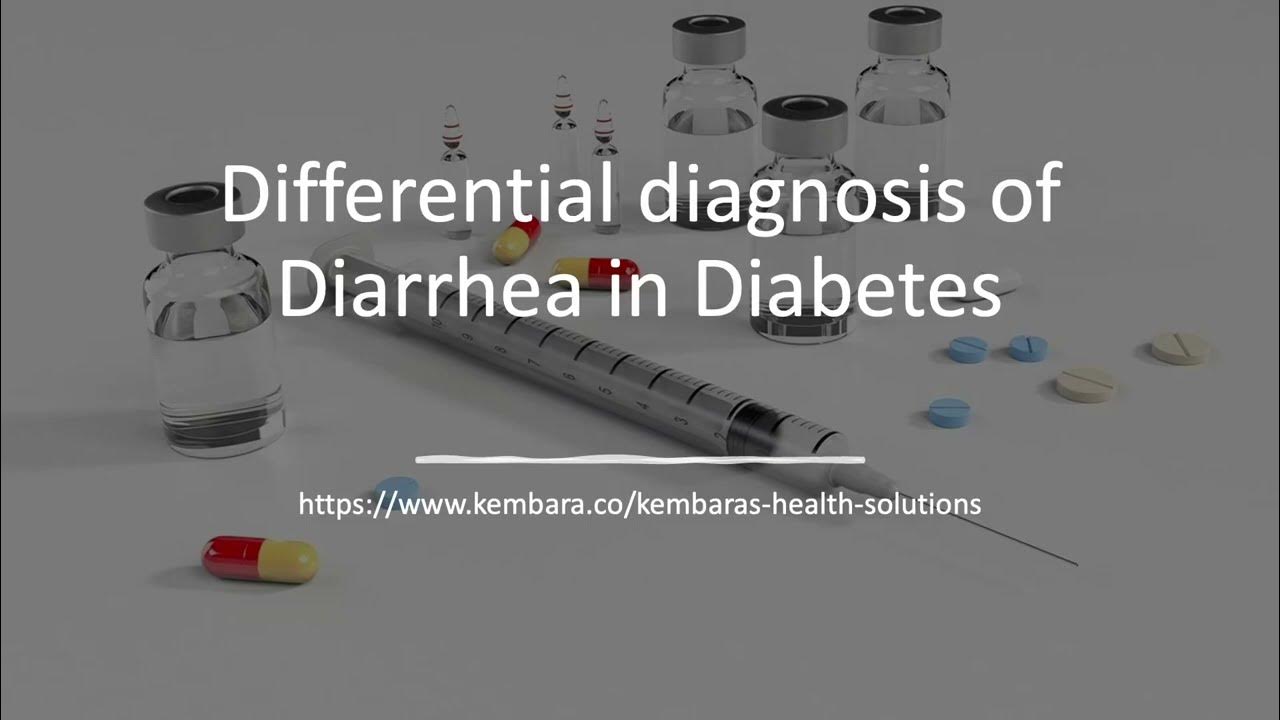 Differential diagnosis of Diarrhea in Diabetes YouTube