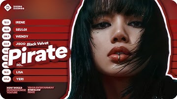 How Would BlackVelvet Sing Pirate By Everglow | Line Distribution | Color Coded