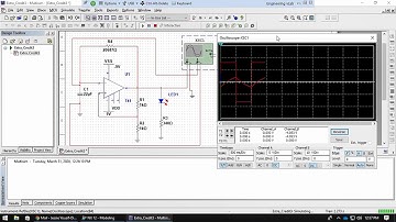 Multisim RC Relaxation Oscillator