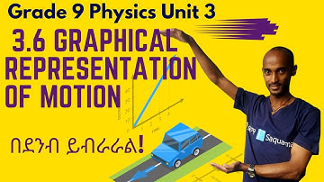 Grade 9 Physics Unit 3: 3.6 Graphical Representation of Motion| Saquama| ሳቋማ