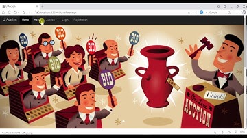 Online Auction  user Interface in asp.net using Html5 & Css3 -Part1