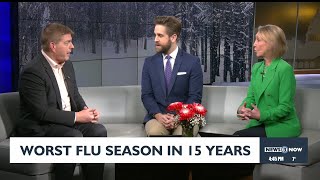 Worst flu season in 15 years