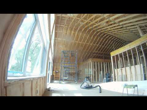 We Start The Tongue And Groove Whitewashed Pine Ceiling Youtube