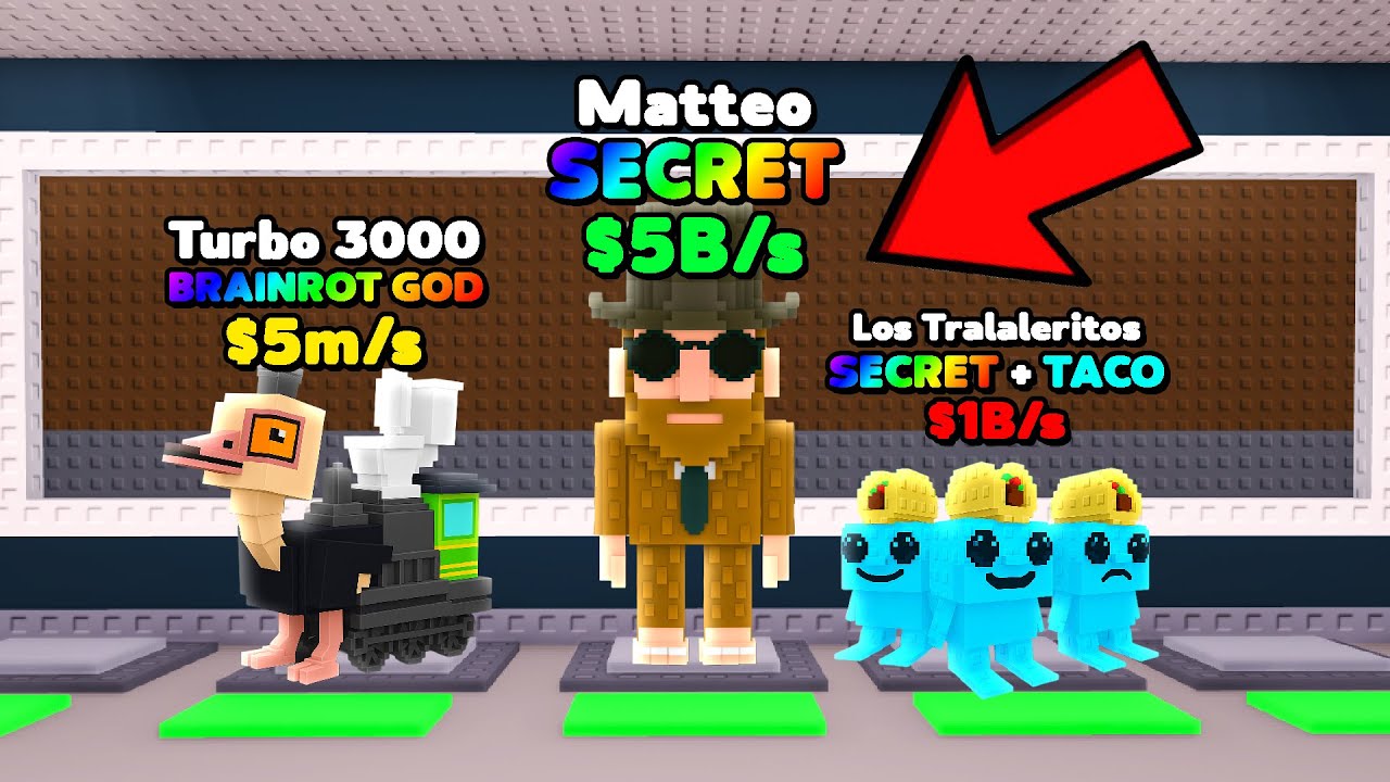 Gallery Detail: New Secret Brainrots Leak In Steal A Brainrot